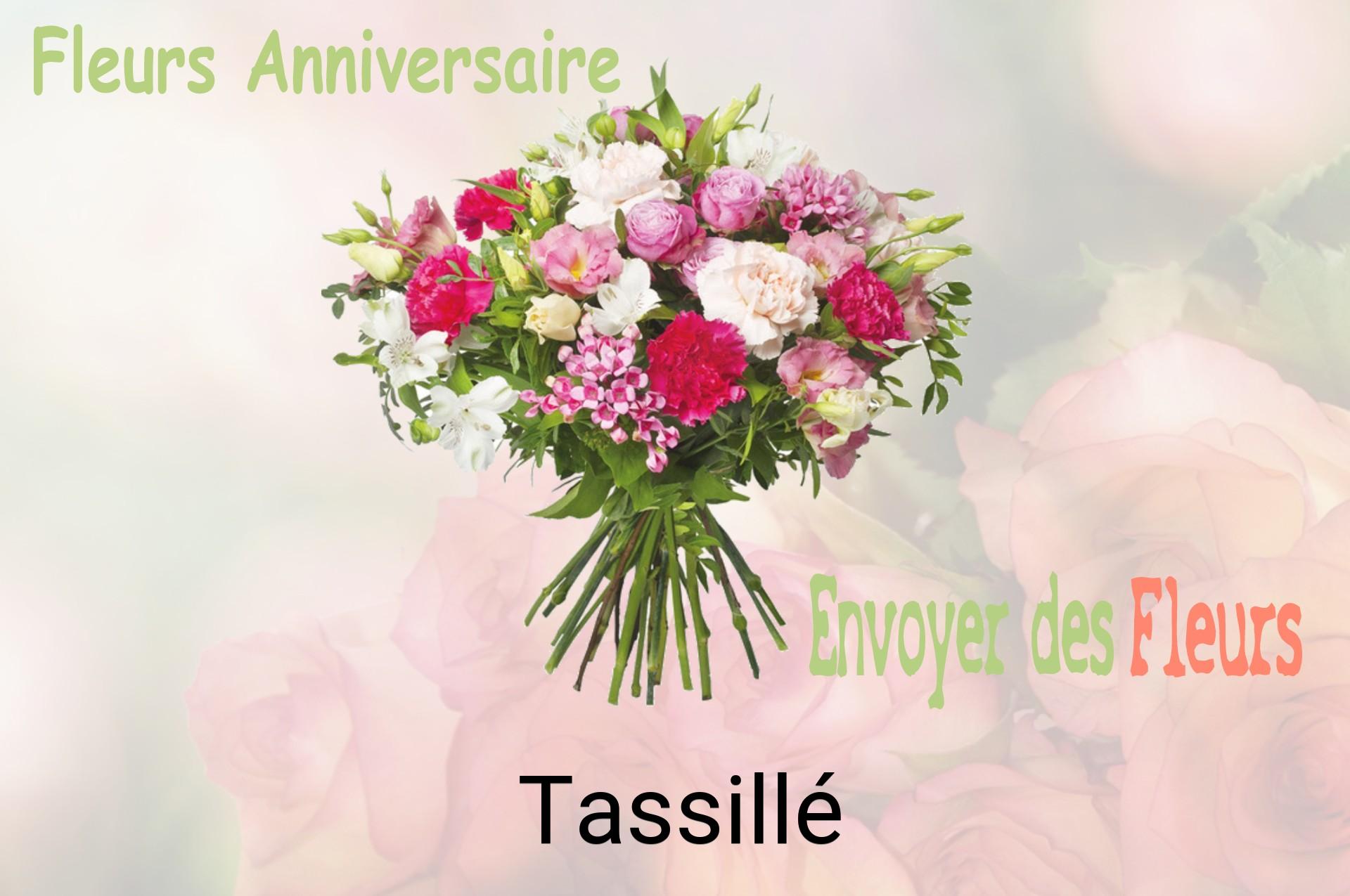 Bouquet de fleurs d’anniversaire livré à Tassillé