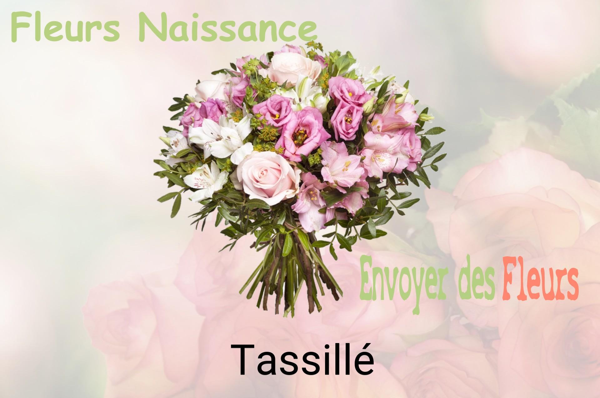 Bouquet de fleurs de naissance livré à Tassillé